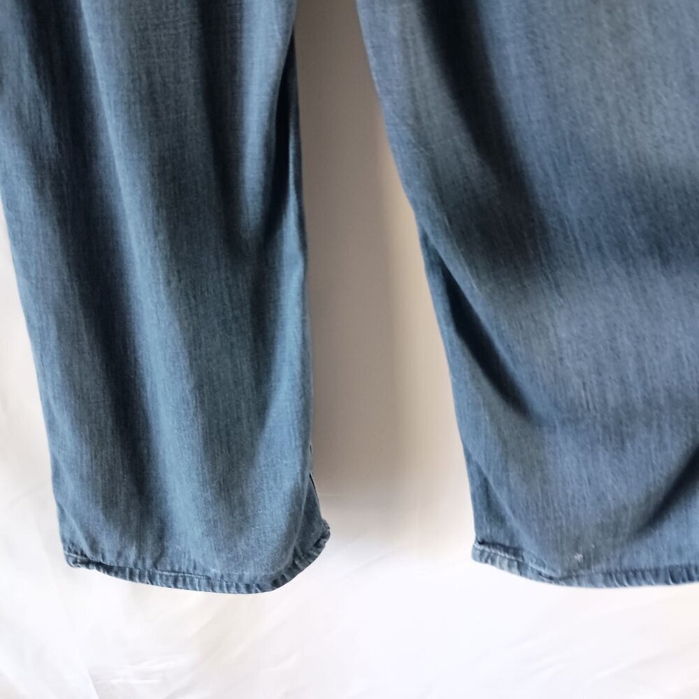 Rewash Wide Leg Traveler Jeans Women’s Size 1/25 Light Wash Comfort Waistband - Picture 4 of 10